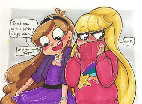 gravity falls mabel x pacifica|Pacifica Northwest/Mabel Pines .